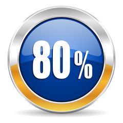 80 percent icon