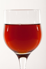 Glass of wine.