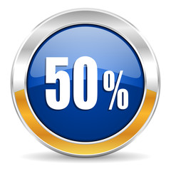 50 percent icon