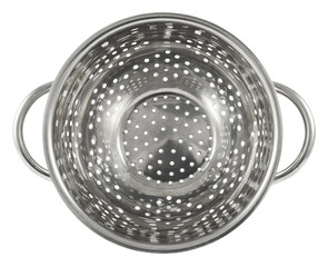 Steel strainer sieve metal bowl