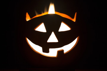 Halloween jack-o-lantern