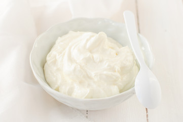 Greek Yoghurt in a Bowl