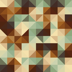 Obraz premium Triangle retro seamless background