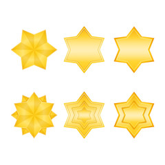Golden Stars Icons