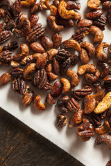 Brown Candied Caramelized Nuts