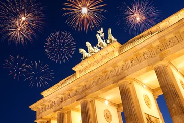 Foto op Canvas vuurwerk in berlijn © sp4764