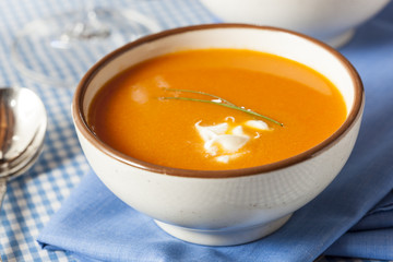 Homemade Orange Carrot Soup