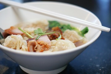 Shrimp Wonton Soup, chinese food