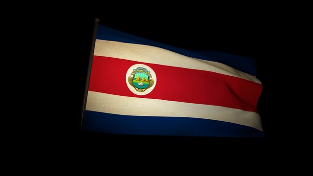 Flag Costa Rica 01