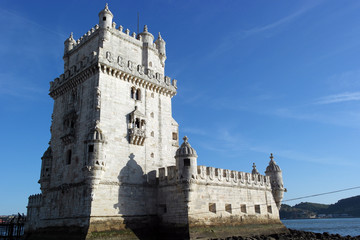 Fototapeta na wymiar Wieża Belem w Lizbonie, Portugalia