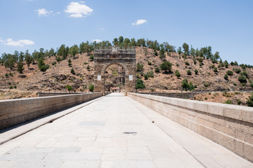 Puente romano de Alcántara, Cáceres, Extremadura (España)