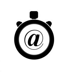 Arobase dans un chronomètre