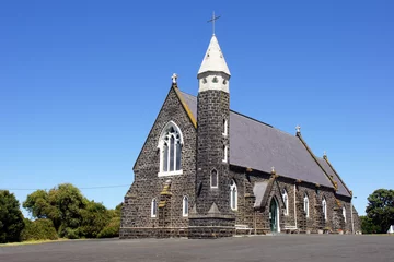Foto auf Acrylglas Saint Patricks Catholic Church, Port Fairy, Australia © alfotokunst