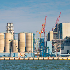 Obraz premium New Coal Power Plant Being Built