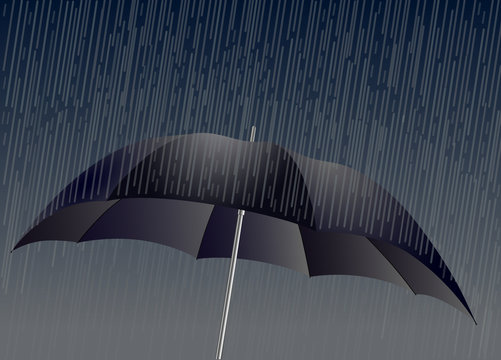 Şemsye ve yağmur