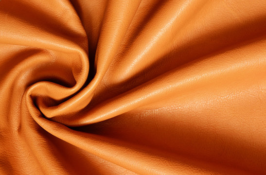 Draped leather for background