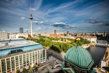 Poster Skyline of Berlin, Germany © ingaj