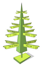 Christmas travel tree