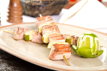 Tuna skewers