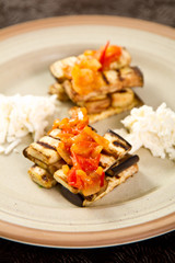 Grilled eggplant