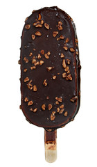 ice cream isolated on a white background.