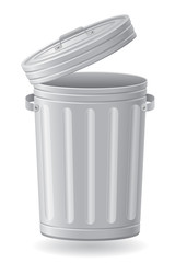 trash can vector illustration