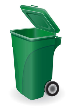 Trash Can Vector Illustration