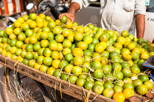 Asian Farmer's Market Selling Fresh Fruits