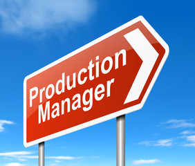 Production Manager concept.