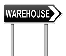 Warehouse sign.