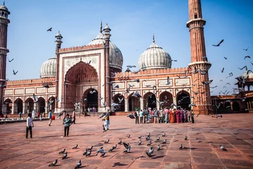  Jama Masjid-moskee, oud Delhi, India. © Curioso.Photography