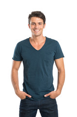 Fototapeta premium Portrait Of Happy Young Man