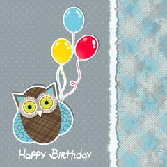 Template greeting card, vector