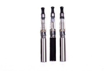Electronic cigarettes isolated on white