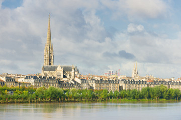 Bordeaux at a summer day