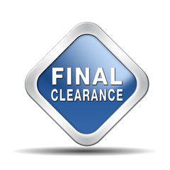final clearance