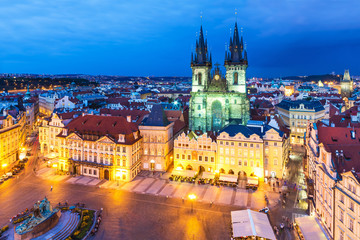 Fototapeta premium Old Town Square in Prague, Czech Republic