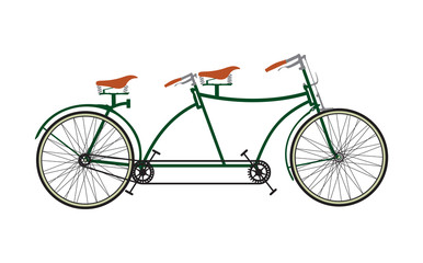 Tandem bicycle