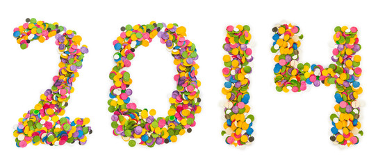 2014 made of confetti