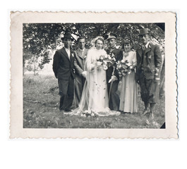 Wedding day - circa 1940