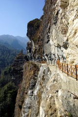 Trekking in Cangshan mountains, Dali, Yunnan province, China