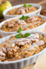  Apple Walnut streusel cake