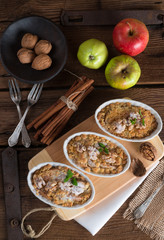  Apple Walnut streusel cake