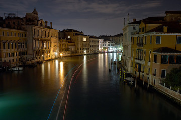 The Light of Venice Long exposure By Night.