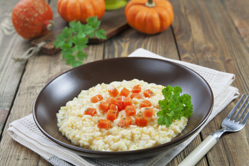Pumpkin risotto