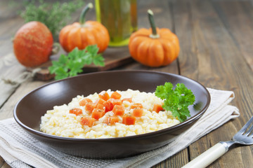 Pumpkin risotto