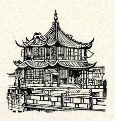 Chinese living house