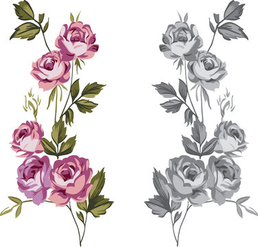 Decorative roses