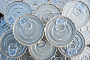 Canned goods  with pull rings