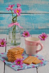 Homemade shortbread cookies